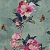 Обои 1838 Camellia 1703-108-05 Madama Butterfly Teal от официального представителя  